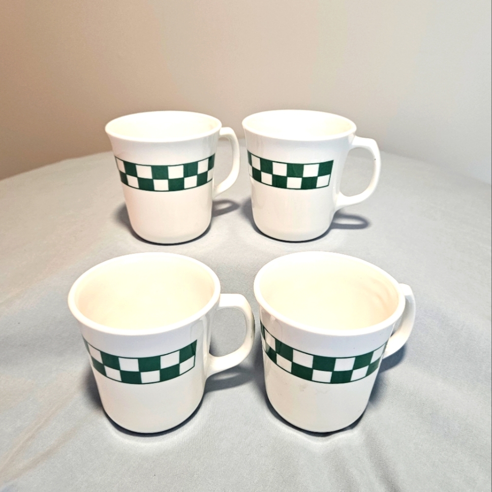 Vintage Corning Ware Corell Gingham Mug